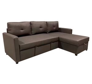 Sofá seccional Hardin chocolate