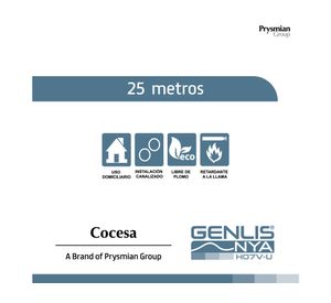 Cocesa Alambre nya 1,5 mm 25 m 750 volts genlis-eco verde Cocesa