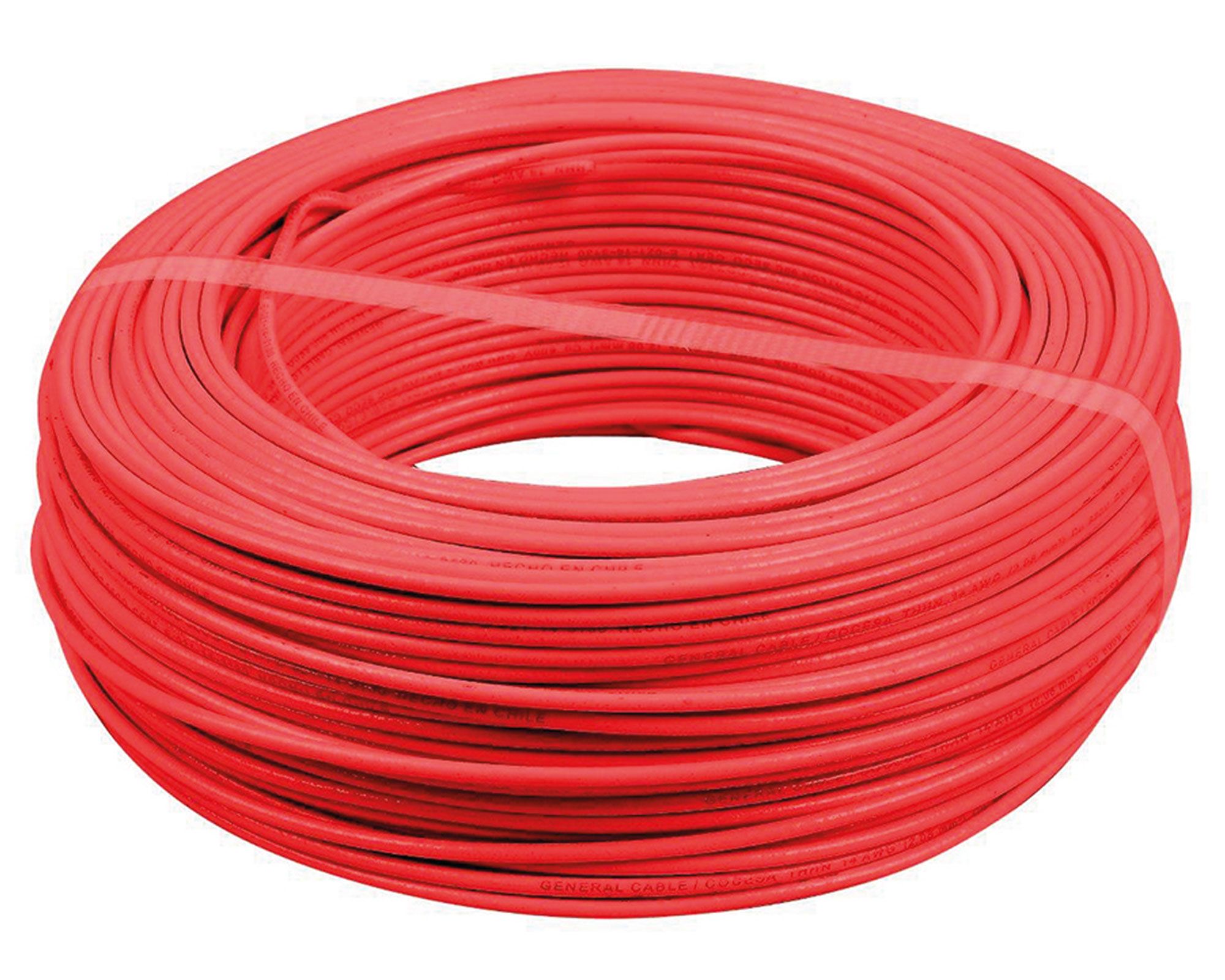 Alambre nya 1,5 mm 25 m H07V-U rojo Cocesa