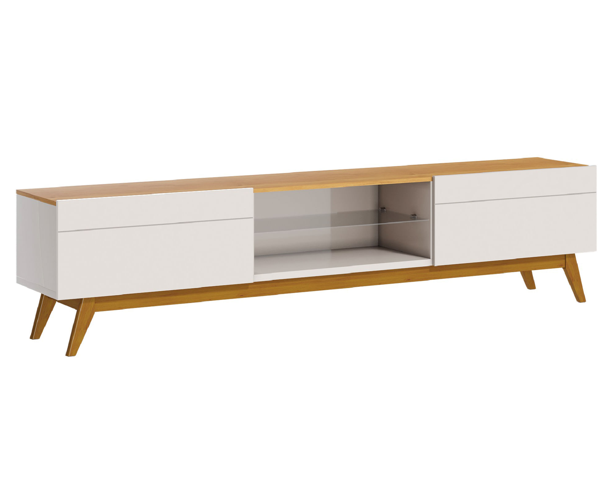 Be Design Rack TV 11833 blanco miel