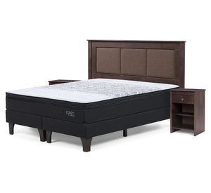 Cama europea Tempo King + Set Rachel