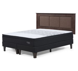 Cama europea Tempo King + respaldo Rachel