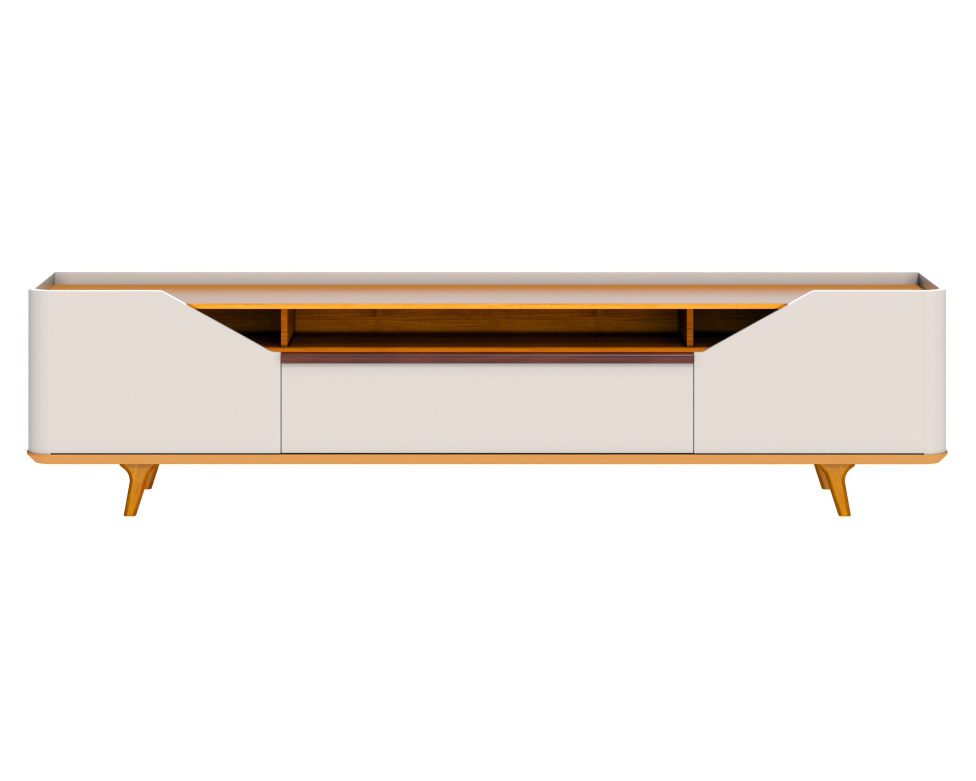 Be Design Rack TV 14433 blanco miel