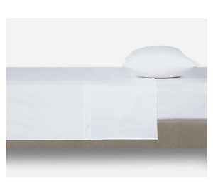 Juego sábanas Lisa blanco 1.5 plazas 180 hilos