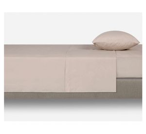 Juego sábanas Lisa arena 1.5 plazas 180 hilos