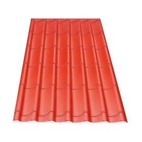 Teja metálica continua Asturias terracota 0,4x1010x3660 mm