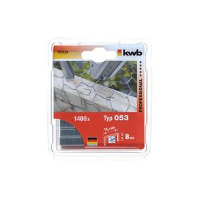 Grapas extra fuertes 8mm (5/16'') 1400 unidades T053 KWB