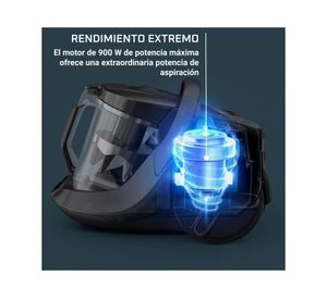 Aspiradora ciclónica Green Force Max gris 900W