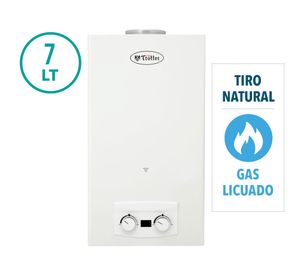 Calefont ionizado tiro natural 7 lt gas licuado ATMD Albin Trotter
