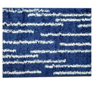 Alfombra grande Begonia polipropileno azul line 150x200 cm