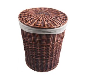 Hamper mimbre tapa 74 litros redondo