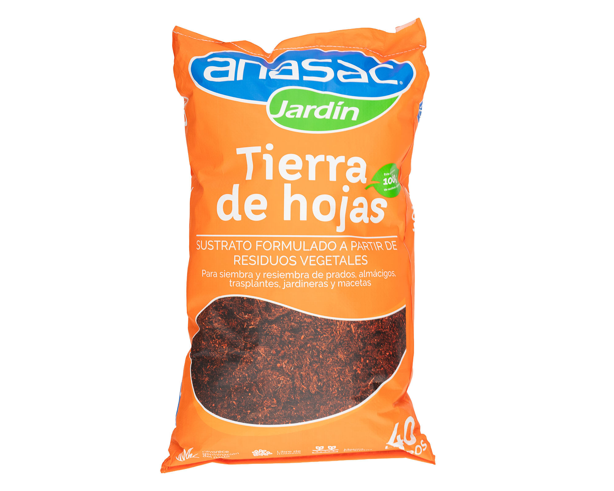 Tierra de Hoja 40 Litros Anasac