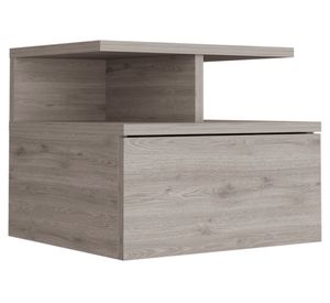 Velador flotante 1 cajón Dreams ceniza