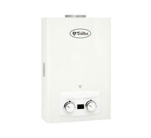 Calefont ionizado tiro natural 10 lt gas licuado ATMD Albin Trotter