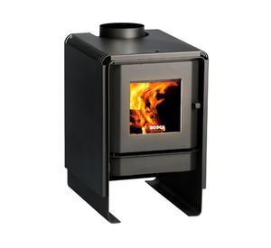 Calefactor a leña 7.3 KW Eco 350 negro