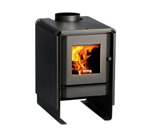 Calefactor a leña 10.3 kW Eco 380 negro