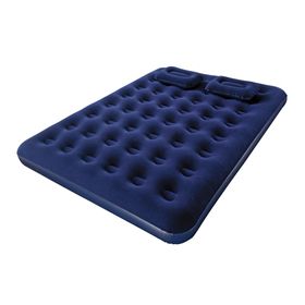 Colchón inflable doble 203x152x22 cm + inflador + 2 almohadas Bestway