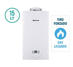 Calefont ionizado tiro forzado 15 lt gas licuado WTD15 Junkers
