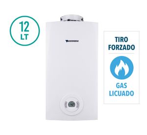 Calefont ionizado tiro forzado 12 lt gas licuado WTD12 Junkers