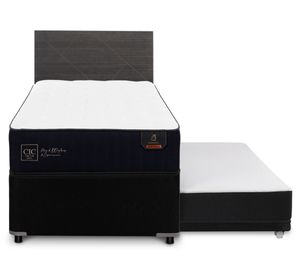 Diván 1.5 plazas Premium +  Respaldo Villarrica azul/gris