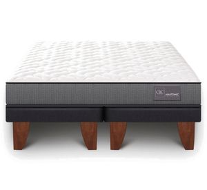 Cama europea 2 plazas Anatomic base dividida patas