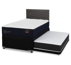 Diván 1.5 plazas Premium +  Respaldo Villarrica azul/gris