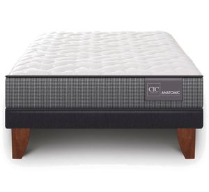 Cama europea 1.5 plazas Anatomic patas