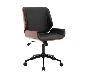 Silla ejecutiva Bosco 89x60x52 cm negro/café