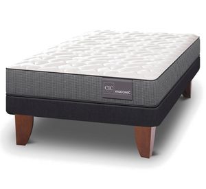 Cama europea 1.5 plazas Anatomic patas