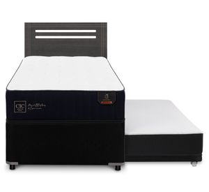 Diván 1.5 plazas Premium +  Respaldo Munich azul/gris