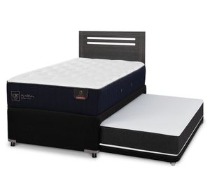 Diván 1.5 plazas Premium +  Respaldo Munich azul/gris