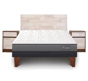 Cama europea 2 plazas Anatomic patas + set Legno