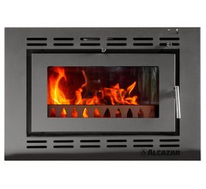 Estufa a leña 26700W Mont Blanc gris charcoal Alcazar