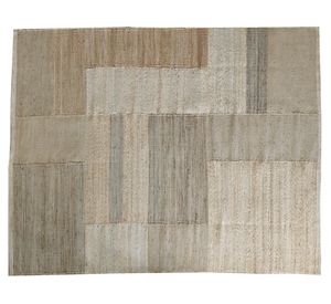 Alfombra grande Katia yute beige 240x340 cm