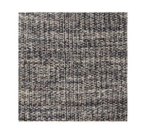 Alfombra Melange yute negro 240x340 cm