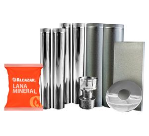 Kit instalación 6' acero inoxidable