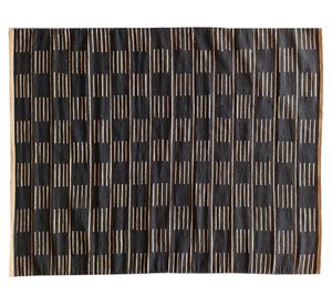 Alfombra Nepal yute negro 160x230 cm