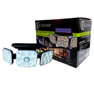 Foco solar triple 138 led 1.8 W