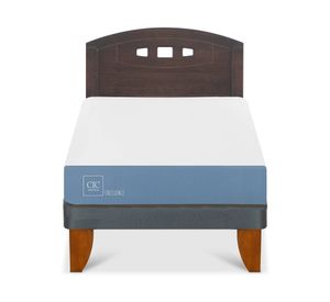 Cama europea 1.5 plazas Excellence + Respaldo Gales gris