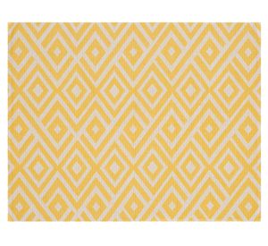 Alfombra 160x230 cm Cotton Kali yellow
