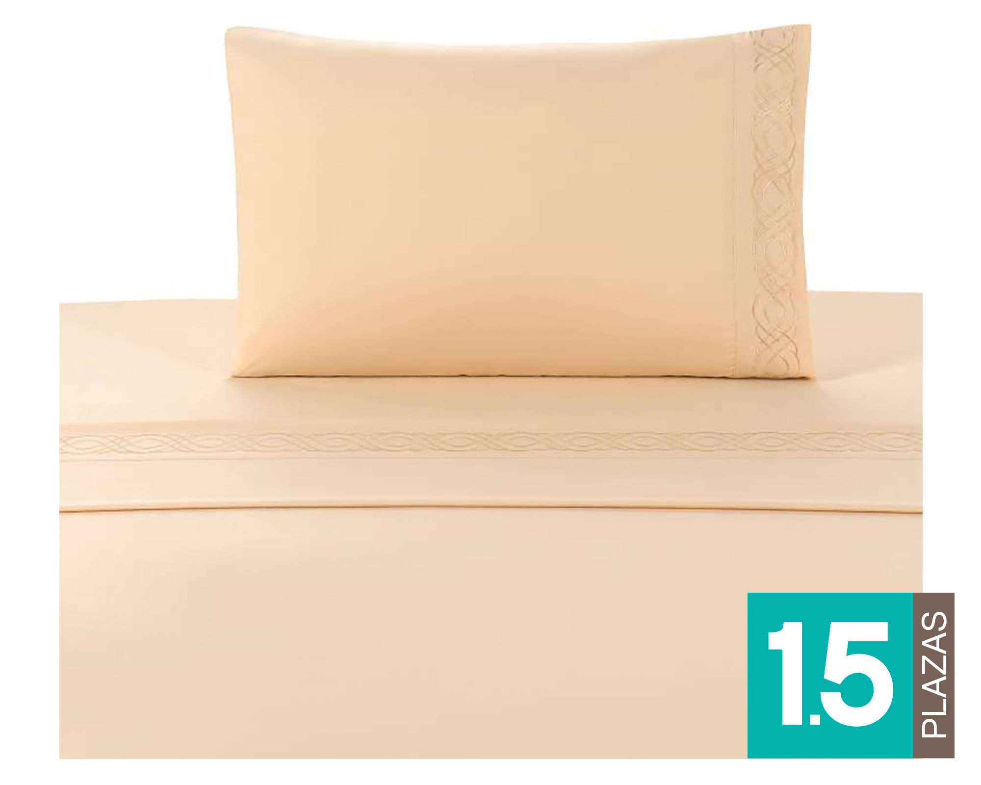 Illusions Sábanas 1.5 plazas Blonde beige