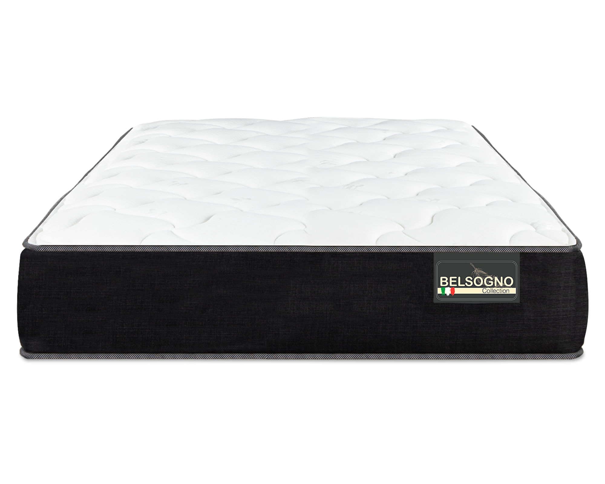 Belsogno Colchón Belsogno Lite 1 plaza black