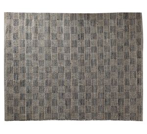 Alfombra grande Tibet yute negro 160x230 cm