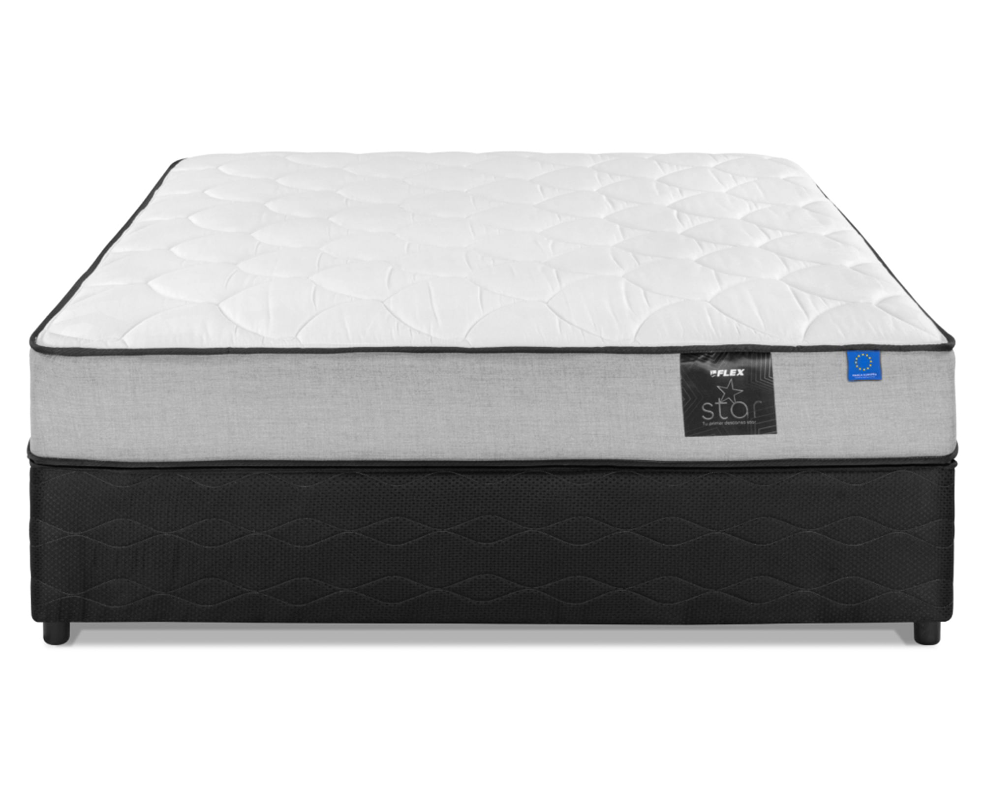Flex Cama americana Star 2 plazas base dividida