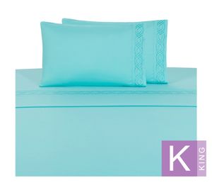 Sábanas King Waterspout celeste