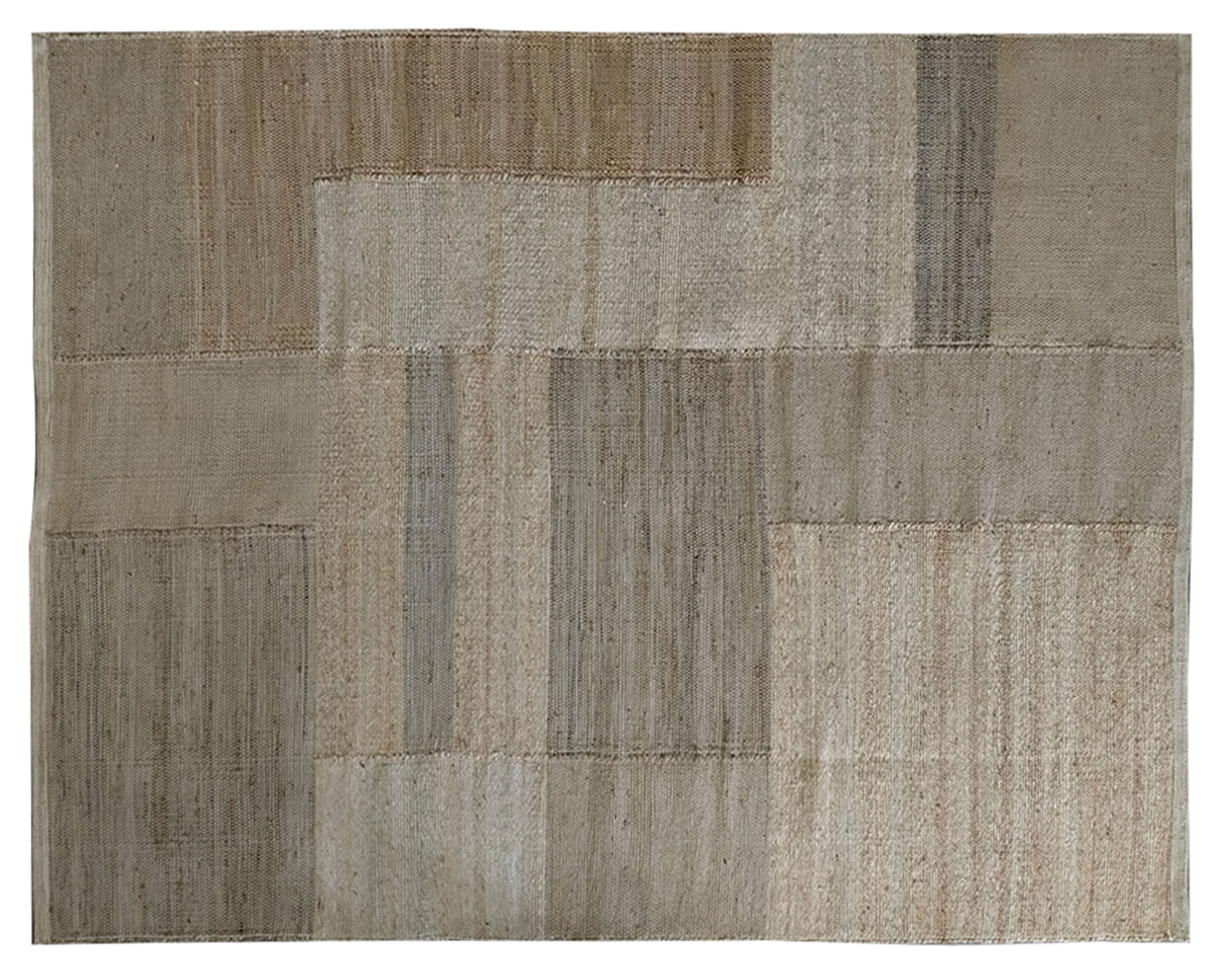 Idetex Alfombra grande Katia yute beige 160x230 cm