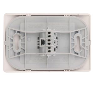 Pulsador timbre armado 10A 250V PU1102 blanco Bticino