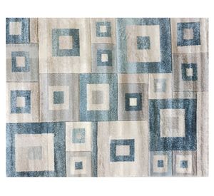 Alfombra carv Evolution polipropileno azul 150x200 cm