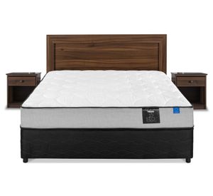 Cama americana Star 2 plazas base dividida + set muebles Asturias