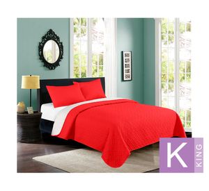 Quilt King Bicolor rojo